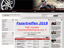 Tablet Screenshot of fzs600-fazer.de